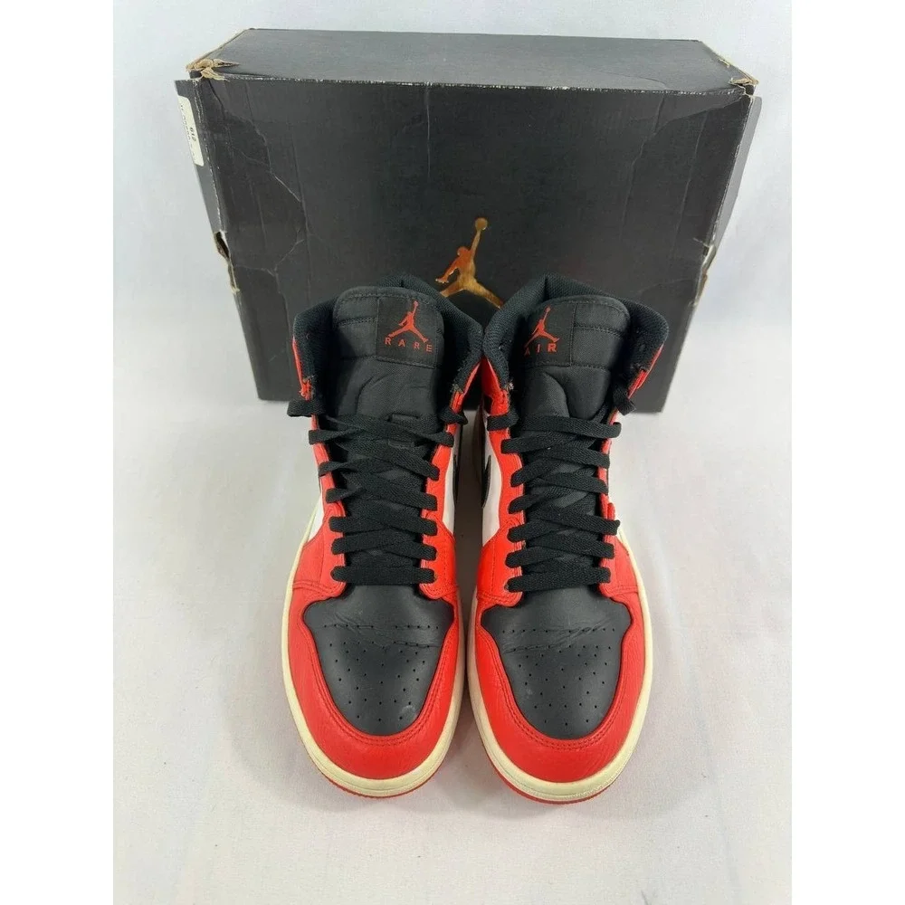 Nike Air Jordan 1 Retro High 'Rare Air - Max Orange' 332550-800 Men's Size 8.5